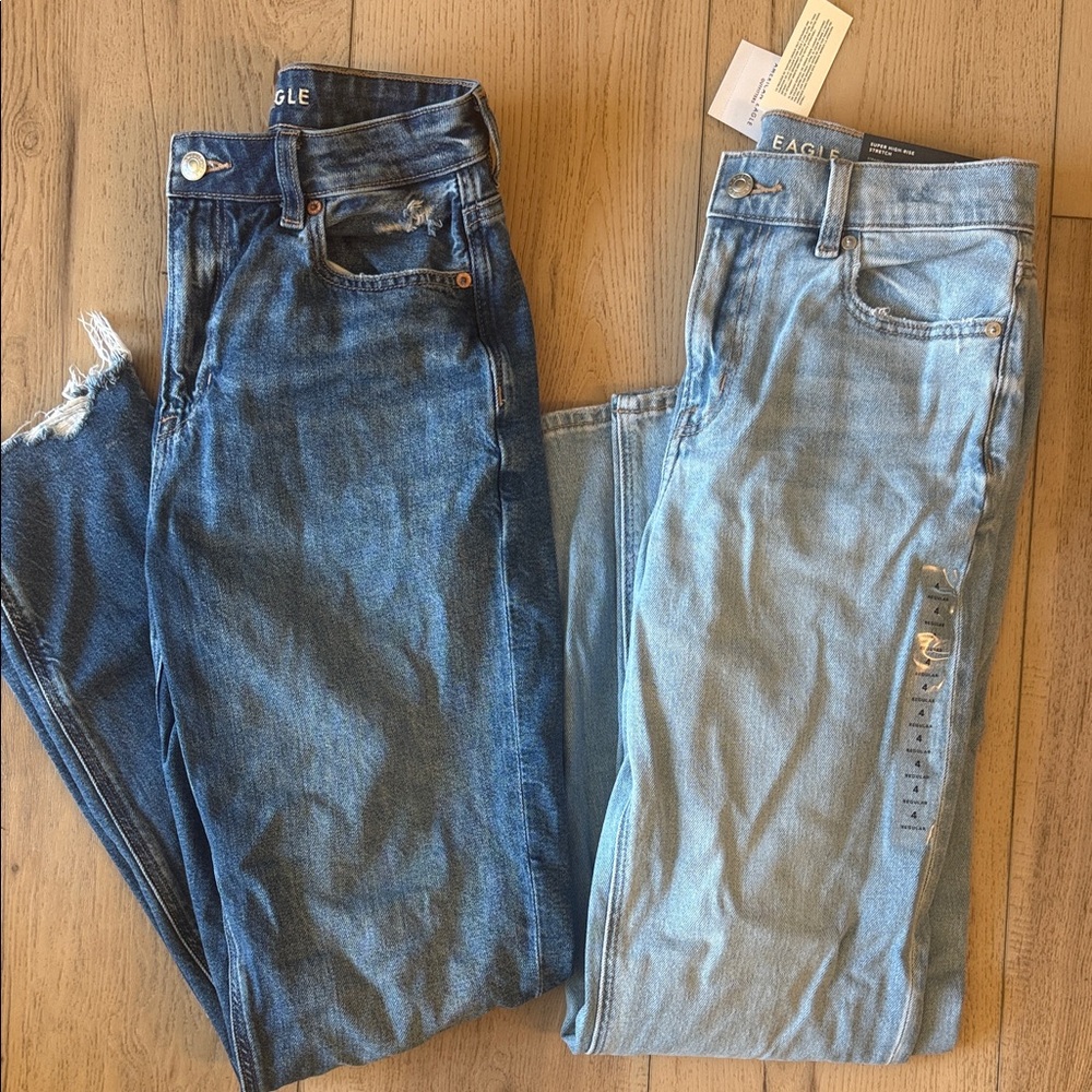 American Eagle Outfitters Women's Dual-Tone Skinny Jeans